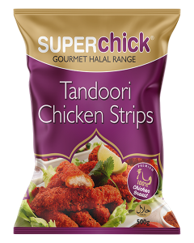 Super Chick tandoori chicken strips 10x500g