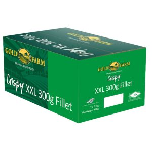 Gold Farm Crispy XXL 300g Chicken Fillets 2 x 2.4kg Case