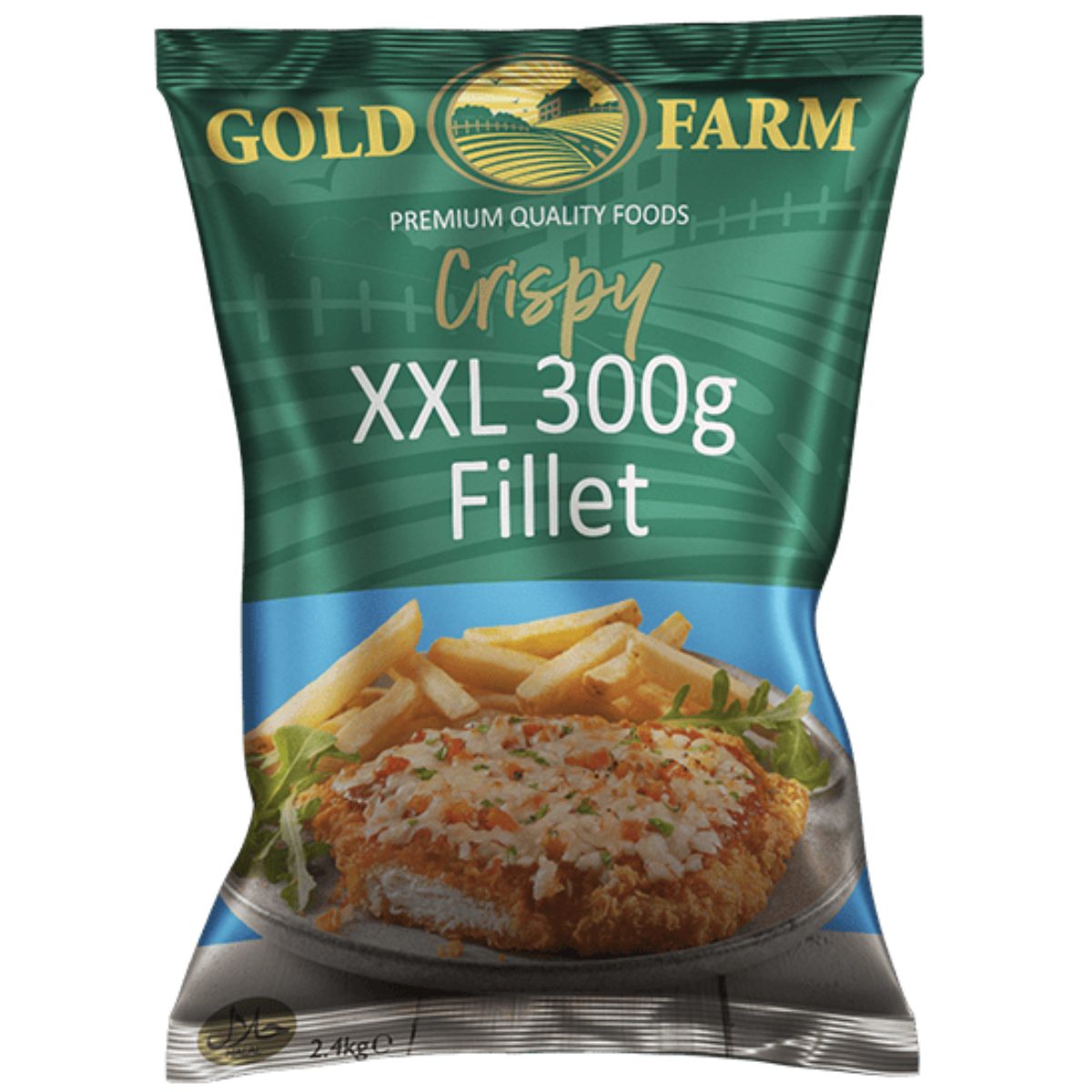 Gold Farm Crispy XXL 300g Chicken Fillets 2 x 2.4kg Case - Image 2